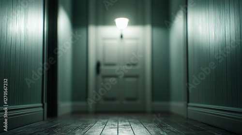 Silent Passage: A dimly lit...