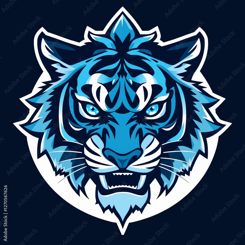 Fototapeta premium Frost Tiger Logo