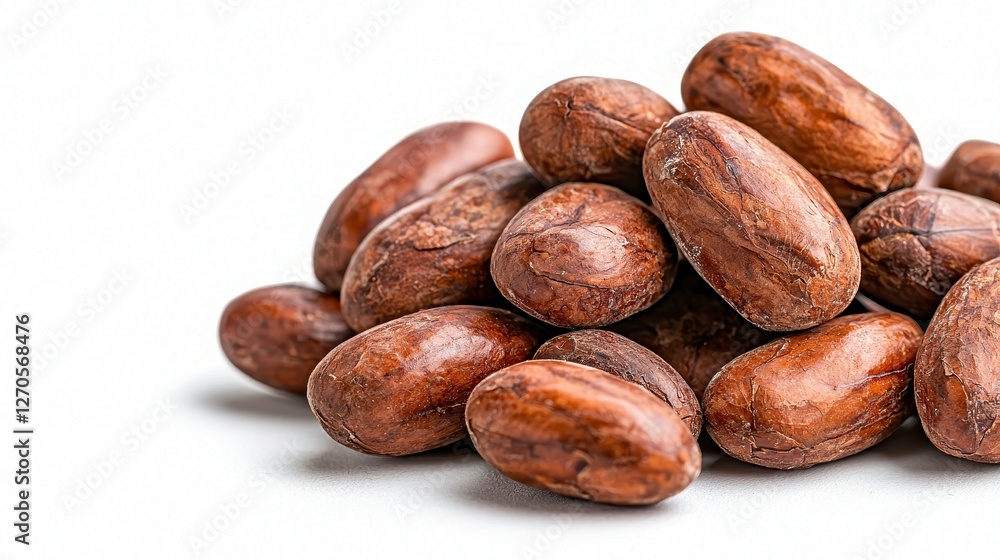 A generous pile of fresh, natural peanuts scattered on a clean white surface ready for snacking and culinary delights A generous pile of fresh, natural peanuts scattered on a clean white surface ready for snacking and culinary delights