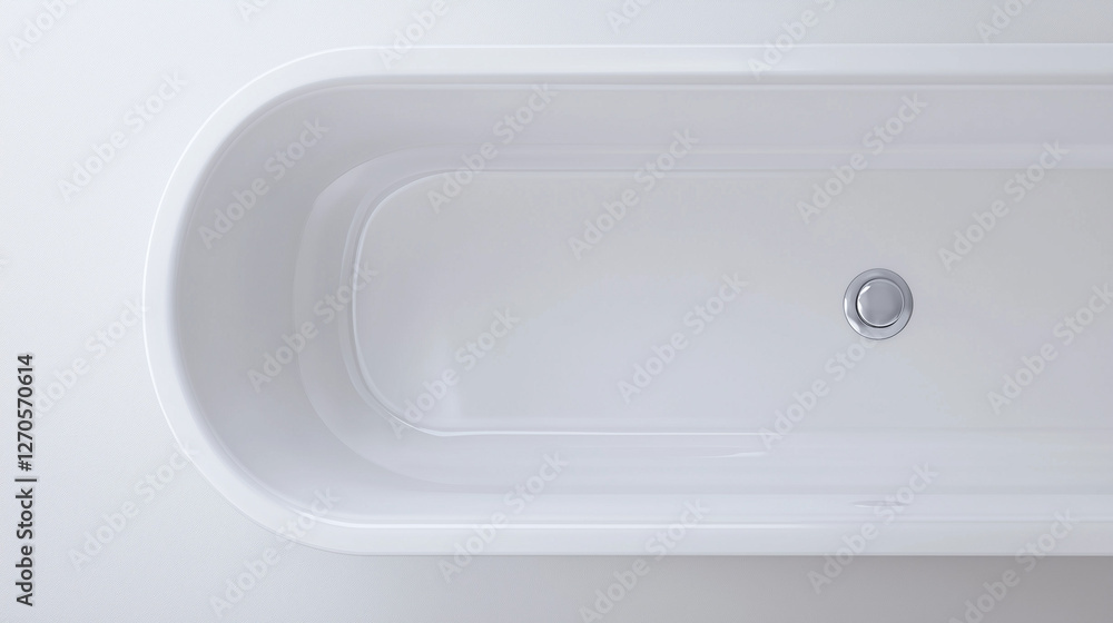 Minimalist Oasis: A sleek, modern bathtub with smooth lines creates a sense of tranquility and relaxation. Minimalist Oasis: A sleek, modern bathtub with smooth lines creates a sense of tranquility and relaxation.