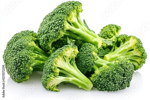 Wallpaper Mural A close-up view of fresh broccoli florets, rich in vitamins, minerals and antioxidants. Perfect for healthy eating and gourmet dishes. Torontodigital.ca