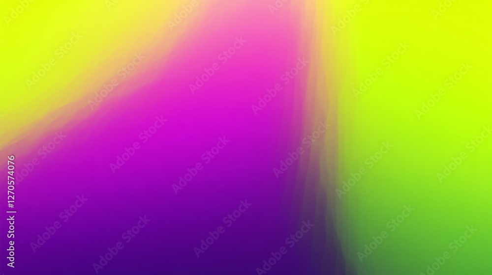 Fototapeta premium Vibrant Abstract Blurred Gradient in Purple Green Yellow Colors