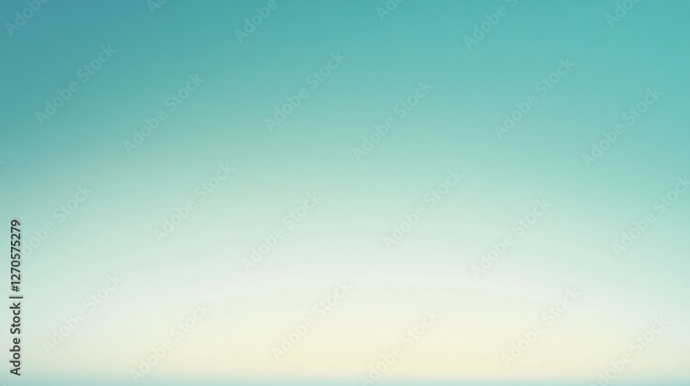 Fototapeta premium Soft Gradient Background with Light Teal and Blue Hues