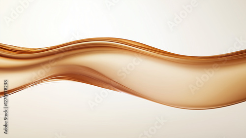 Flowing Silk Abstract: A cl...