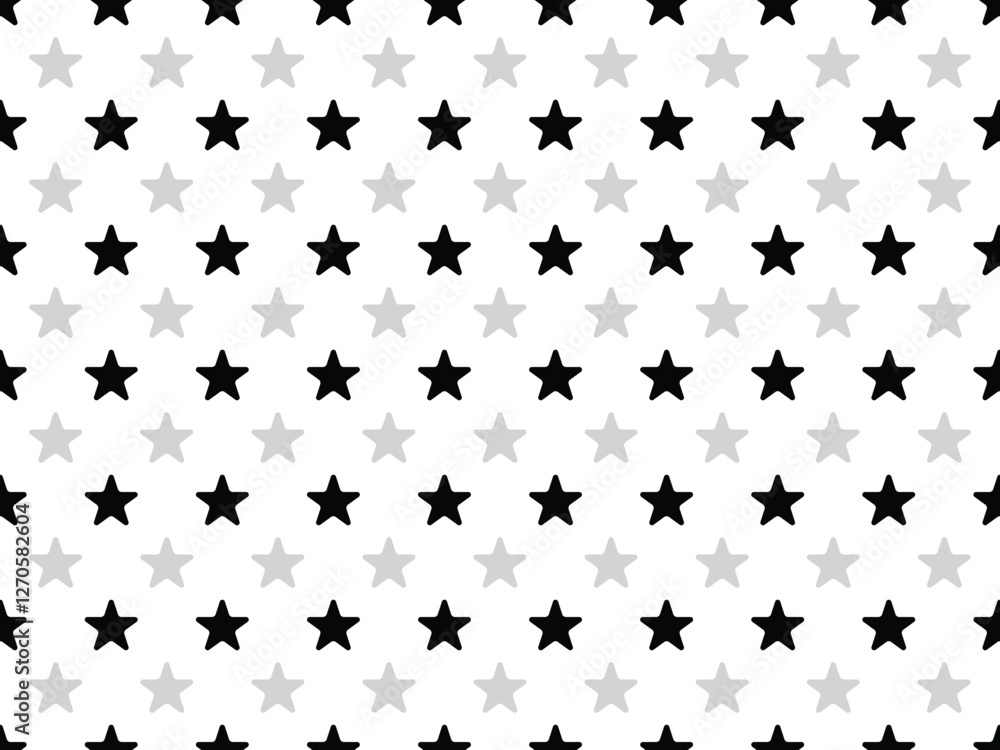 Stars pattern pattern in Black style vector Stars pattern pattern in Black style vector