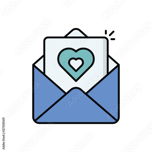 Thanksgiving Card icon isolated on a white background. Vector illustration.