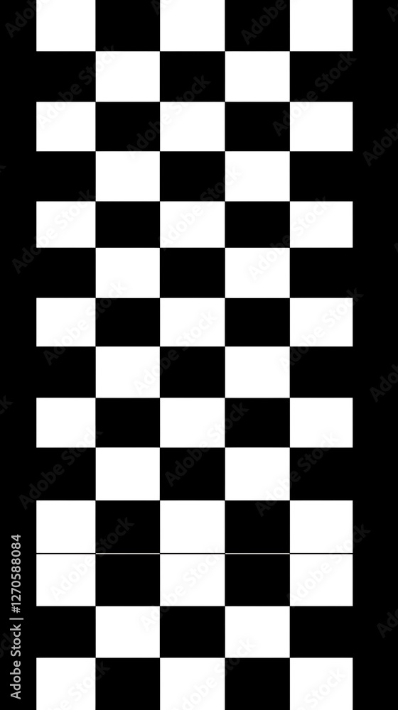 Black and White Checkerboard Pattern Black and White Checkerboard Pattern