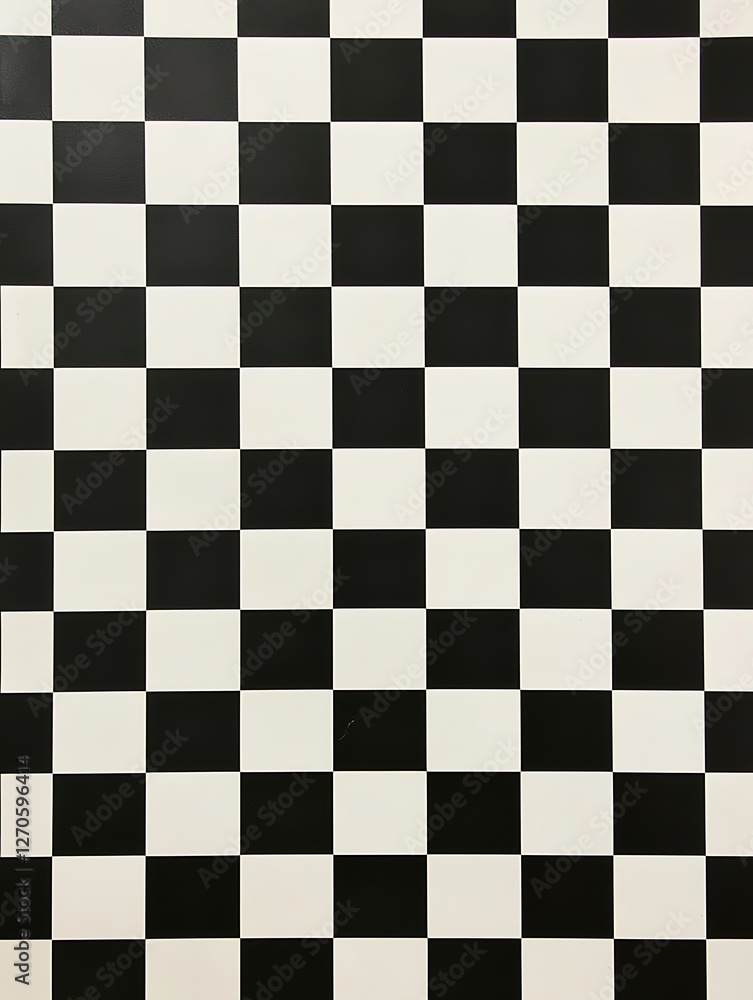 Fototapeta premium Black and White Checkerboard Pattern