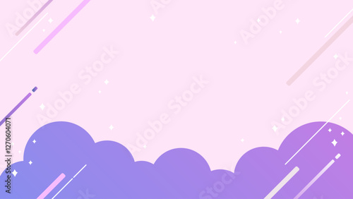 ゆめかわ　ポップ　背景　素材