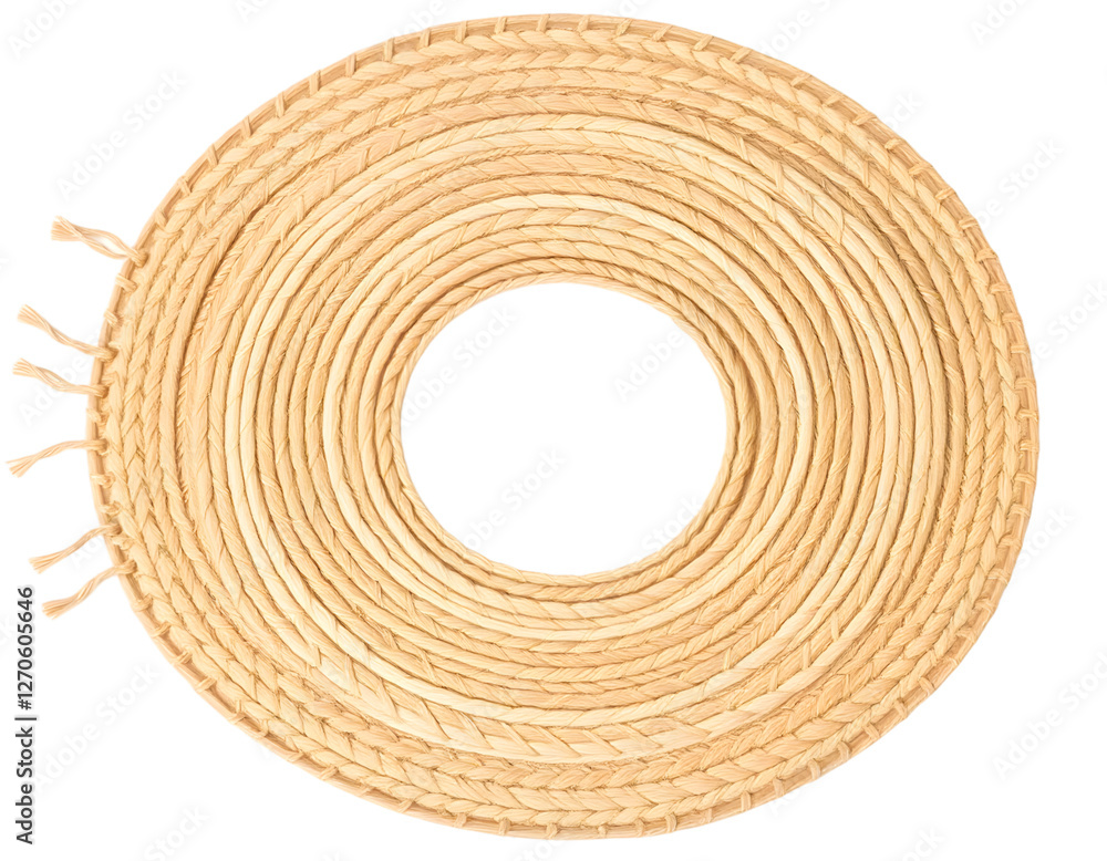 Fototapeta premium Rope isolated on transparent background