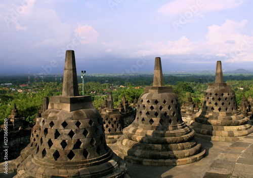 magnificent and beautiful Borobudur temple