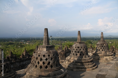 magnificent and beautiful Borobudur temple