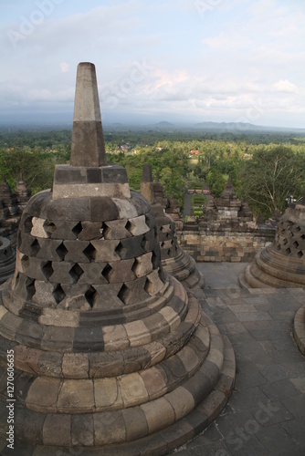 magnificent and beautiful Borobudur temple