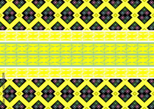 Geometric ethnic pattern Oriental traditional Design for background, carpet, wallpaper, clothing, wrapping, fabric