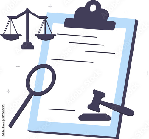 Legal Document Illustration