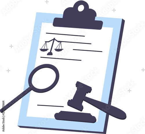 Legal Document Illustration