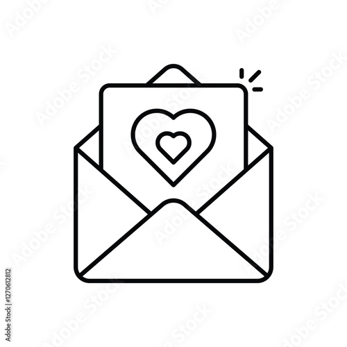 Thanksgiving Card icon isolated on a white background. Vector illustration.