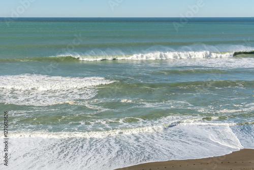 Obraz na płótnie Coast of the Pacific Ocean, California in the USA. w salonie