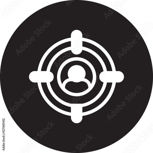 Target  glyph icon