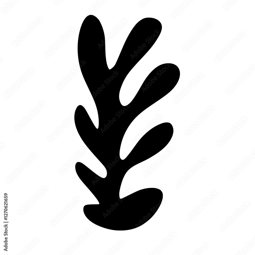 Abstract plant leaf art freehand doodle. Organic leaves cartoon background, simple nature shapes in vintage.
Abstract plant leaf art freehand doodle. Organic leaves cartoon background, simple nature shapes in vintage.