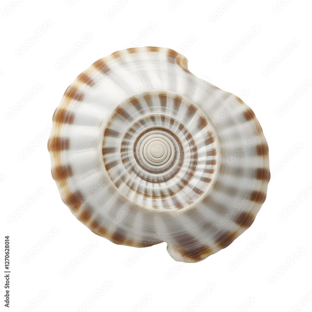 Obraz premium Sea shell isolated on a transparent background