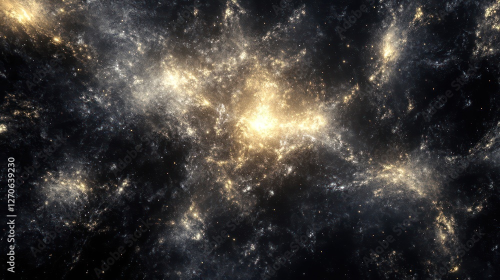 Obraz premium High-Contrast Black and Gray Grunge Texture with Heavy Noise Grain