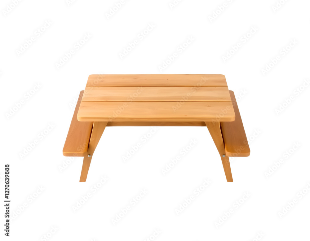Wooden table isolated on a transparent background Wooden table isolated on a transparent background