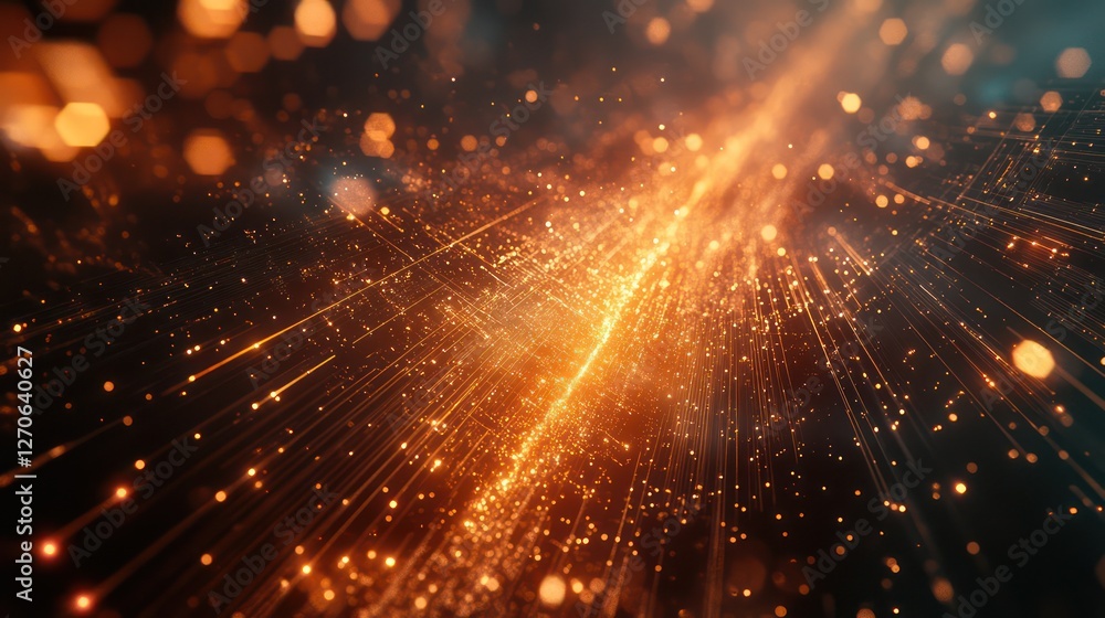 Obraz premium Soft Cinematic Light Background with Scattered Noise Grains