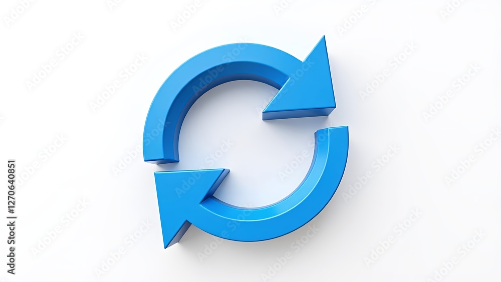 Blue loop arrow Blue loop arrow