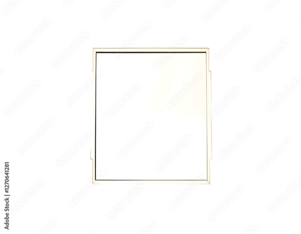 Realistic gold frame on a transparent background Realistic gold frame on a transparent background