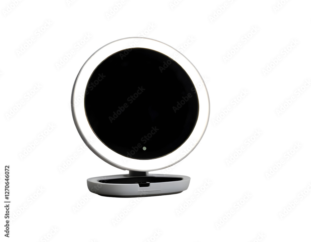 Realistic makeup mirror isolated on a transparent background Realistic makeup mirror isolated on a transparent background