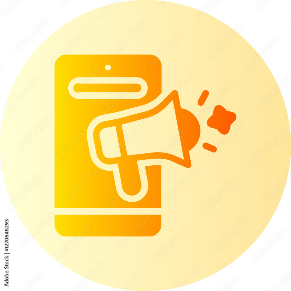 phone gradient icon phone gradient icon