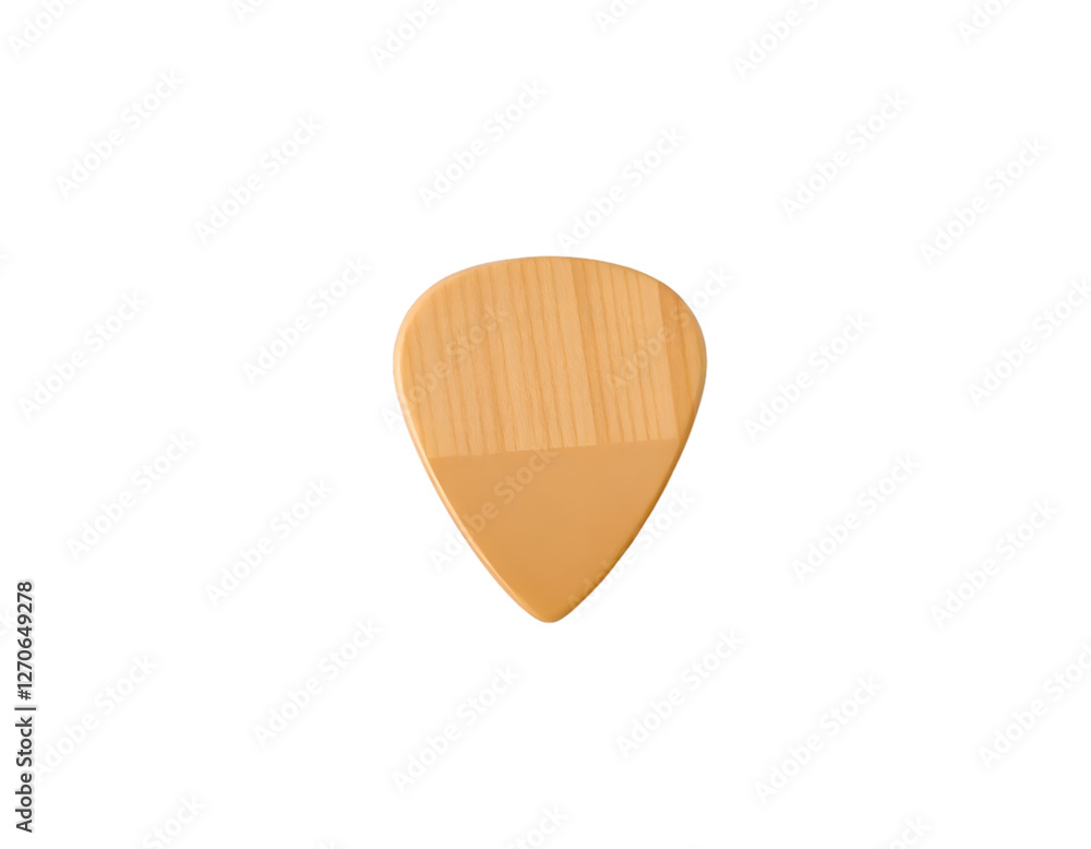 Wooden guitar pick isolated on a transparent background Wooden guitar pick isolated on a transparent background
