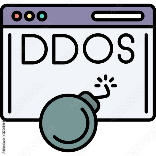 Ddos Attack Icon
