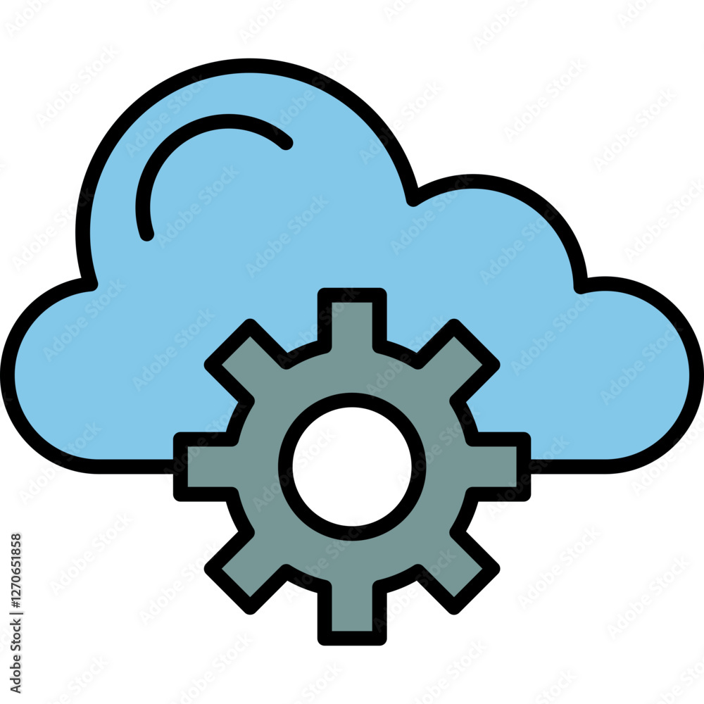 Cloud Computing Icon Cloud Computing Icon