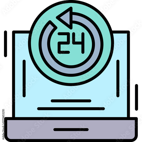 24h Support Icon