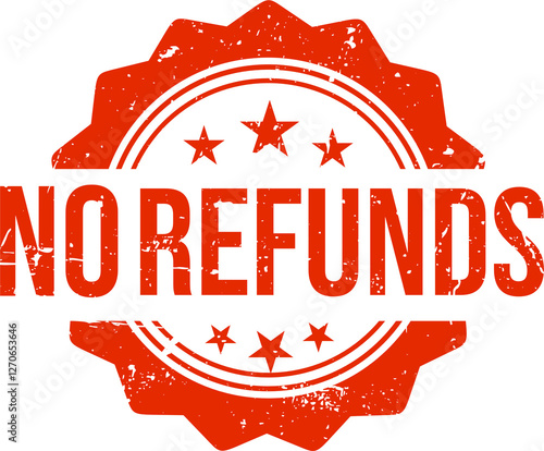 Wallpaper Mural Grunge No Refunds Stamp Torontodigital.ca