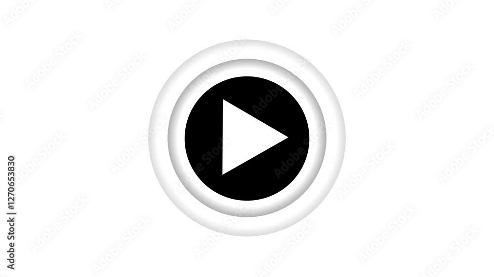 play icon, video play icon for website and mobile design animation on black background. glowing play button animation. Press to play. On black background .Video, play button icon animation play icon, video play icon for website and mobile design animation on black background. glowing play button animation. Press to play. On black background .Video, play button icon animation