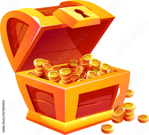 Unlocked Pirate Treasure Chest