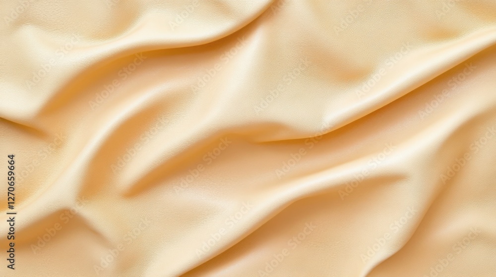 Fototapeta premium A light beige leather texture with a vintage, aged effect.