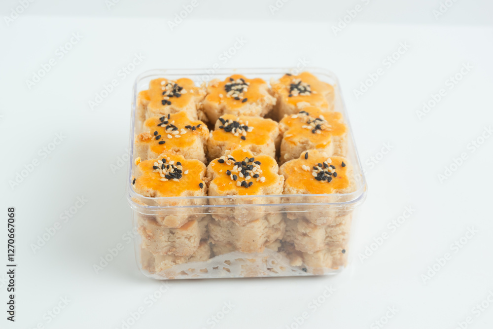 Kue Kacang or peanut cookies. cookies for eid mubarak. Perfect for recipe, article, catalogue, or any commercial purposes. With copy space. Kue Kacang or peanut cookies. cookies for eid mubarak. Perfect for recipe, article, catalogue, or any commercial purposes. With copy space.