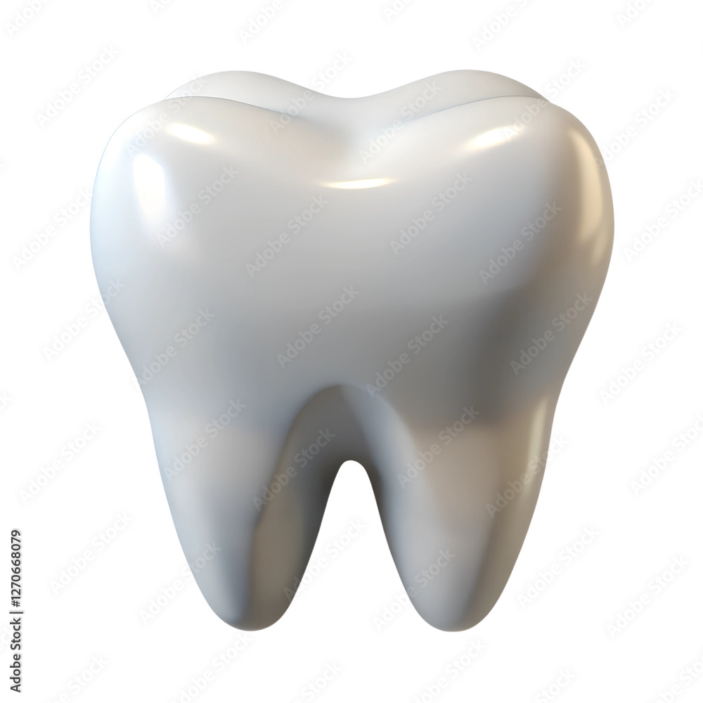 Whitening tooth. 3d rendering isolated on white background. Cartoon plastic style icon Whitening tooth. 3d rendering isolated on white background. Cartoon plastic style icon