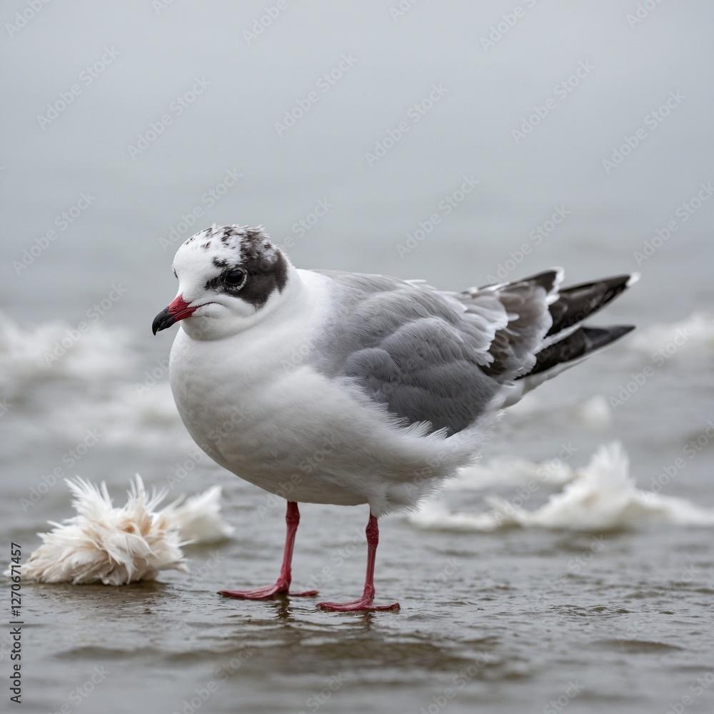 Fototapeta premium seagull on the beach