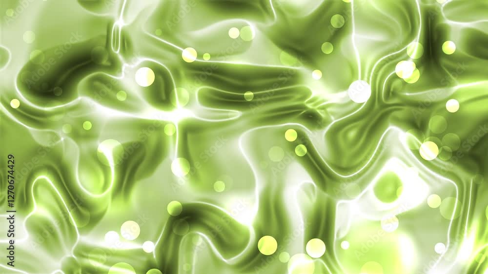 Vibrant green liquid waves with intense light reflections, creating a dynamic abstract motion resembling rippling energy. Vibrant green liquid waves with intense light reflections, creating a dynamic abstract motion resembling rippling energy.