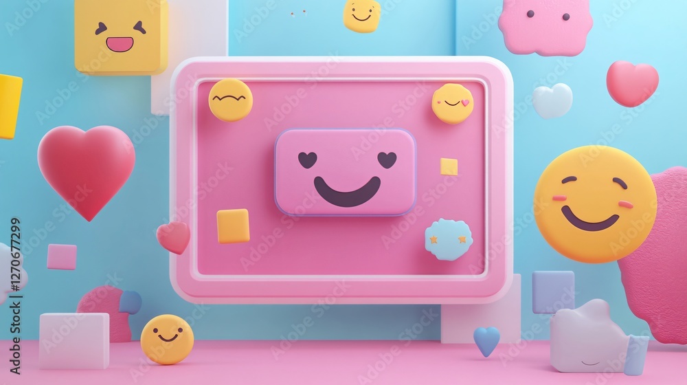 Digital Marketing Concept Shown on a Virtual Screen