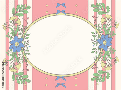 Classic Botanical Frame Ornamental Vintage Borders. Perfect for invitations, stationery, certificates, and decorative prints.