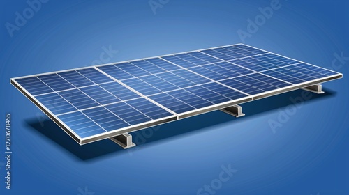 Obraz na płótnie Renewable Energy Source Solar Panel w salonie