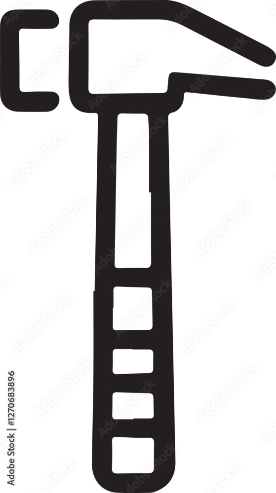 Isolated black hammer icon Vector, black hammer Silhouette,black hammer icon set, black hammer for logo,color black hammer Vector illustration, Vector Graphic, EPS 10 , clip art work