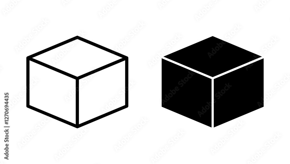 Box icon vector. box sign and symbol, parcel, package Box icon vector. box sign and symbol, parcel, package