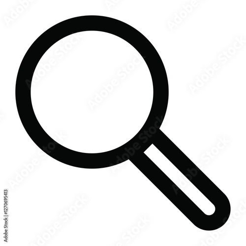 Search vector icon, Search magnifying glass icon, Search icon magnifying glass vector